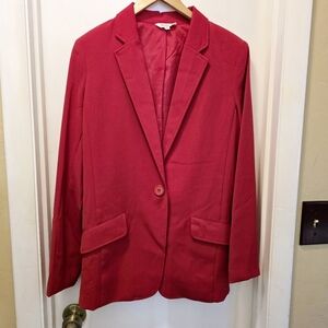 Max Studio Red Blazer